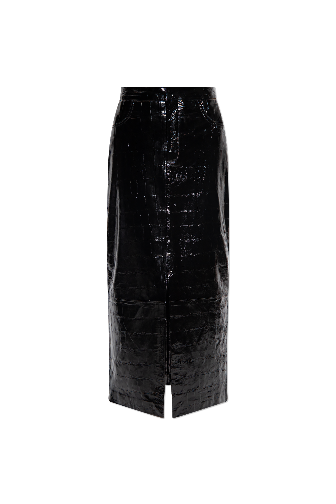 Black ‘Anafeegz’ leather skirt Gestuz Vitkac GB